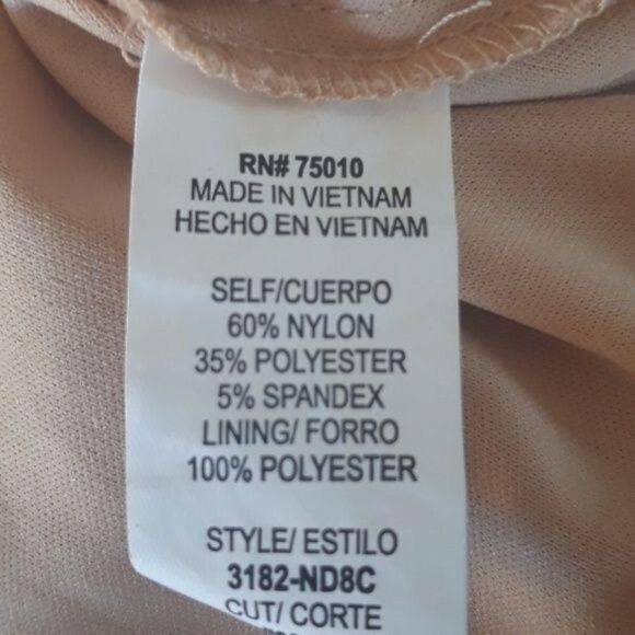 Vintage City Studio Champagne Lace Halter Sequined‎ Mini Dress Size XS - Picture 5 of 8